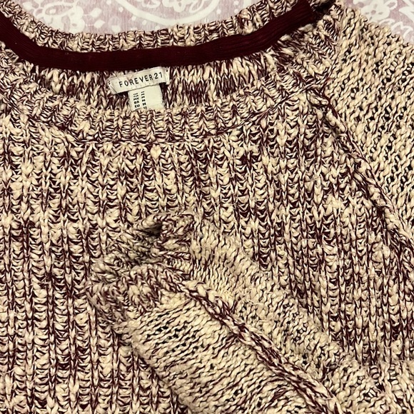 Paige size 26 skinny jeans, deep burgundy, EUC; bonus Cardigan and pullover - Picture 5 of 6